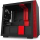 Ház NZXT H210 CA-H210BR MINI-ITX fekete/piros