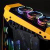 Számítógépház RAIJINTEK NYX Pro Showcase E-ATX Edzett üveg Sárga