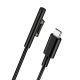 Microsoft Surface Pro 7/6/5/4/3 Book/Book 2 USB-C Type-C Power töltő kábel